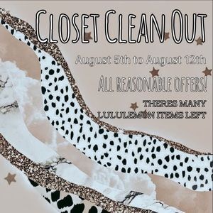 (DO NOT BUY) CLOSET CLEAN OUT!